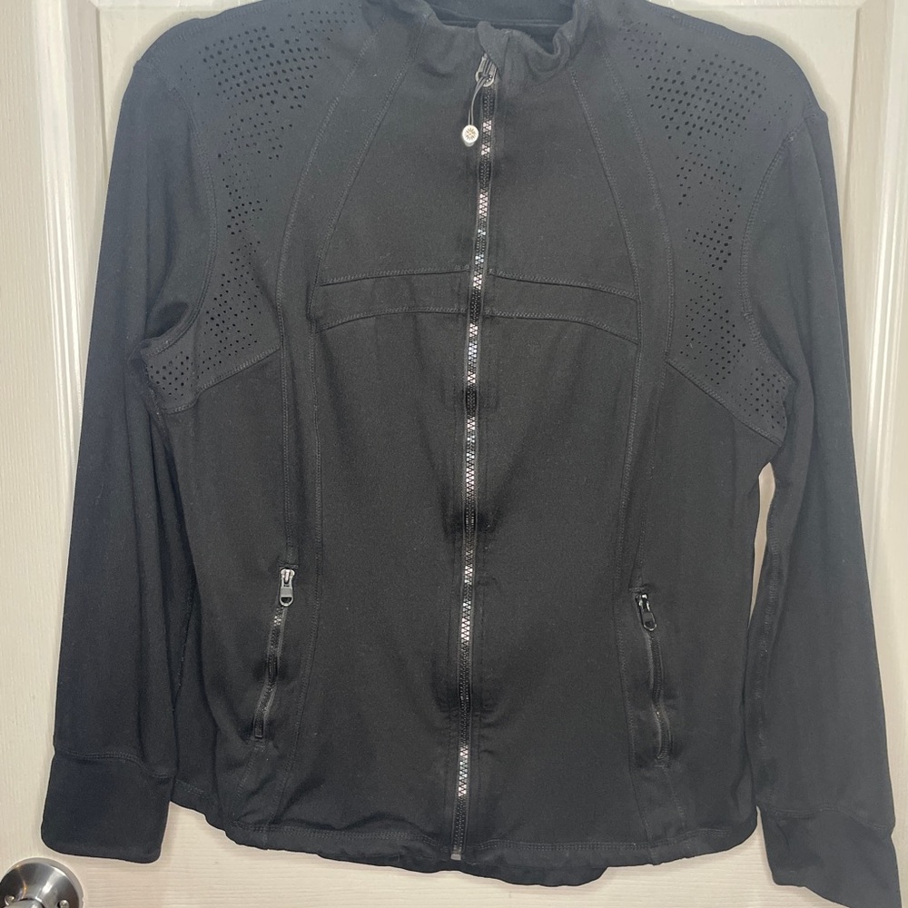 Tangerine Black zip up Jacket